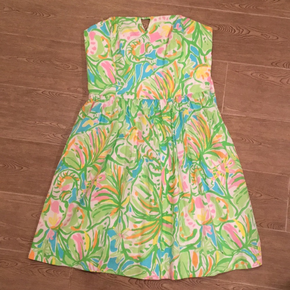 Like New! Lilly Pulitzer Richelle Strapless Dress